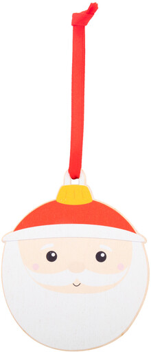 Vnon ozdoba, Santa Claus Skaland, bl, erven