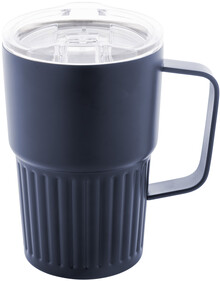 Termo hrnek Streaky Grab, tmav modr