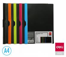 Desky CLIP DELI A4, s rychlovazaem, mix barev