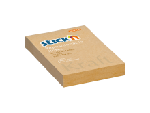 Samolepic bloek Stick'n by Hopax KRAFT, 76 x 51 mm, pr.hnd, 100 lstk