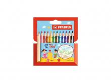 PASTELKY STABILO TRIO 12 ks