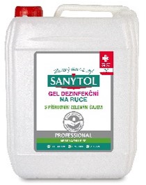 Sanytol professional dezinfekn gel na ruce, 5l kanystr