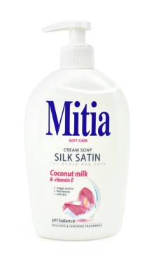 Tekut mdlo Mitia Silk Satin, s dvkovaem, 500 ml
