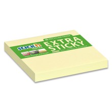 Samolepic bloek Stick'nbyHopax EXTRA STICKY, 76x76 mm, recykl. lut, 90lstk