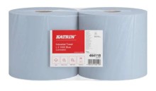 Pap�rov� ru�n�ky v roli Katrin Classic L2 Blue, 2vrstv�, modr�, 38 x 22 cm, 380 m, 2 ks