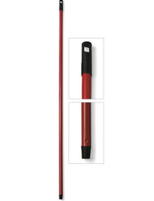 Ty� k mopu Filmop, kov pota�en� plastem, hrub� z�vit, 130 cm, �erven�