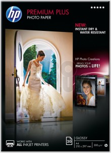 Fotopap�r HP Premium Plus Glossy Photo Paper leskl� A4, 300 g, 20 list�