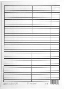 Podlo�ka do se�itu A4 - pap�rov�