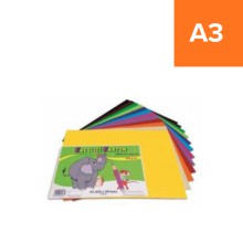 Kreslic� karton A3, 180g/m2, mix 12 barev, 60 list�