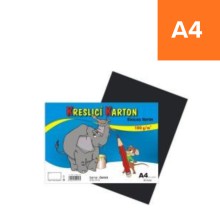 Kreslic� karton A4, �ern�, 180g/m2, 50 list�