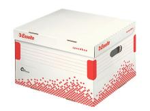 Krabice archivan Esselte Speedbox L, 43,3 x 26,3 x 36,4 cm, bl-erven